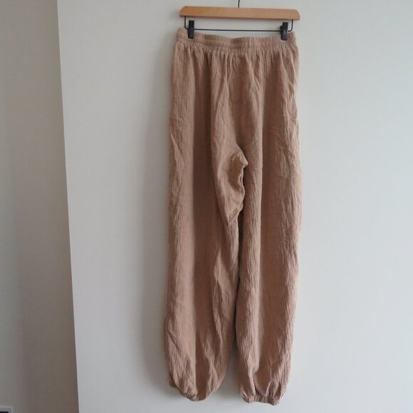 Anthropologie Tan Wide-Leg Pants - Picture 11 of 15
